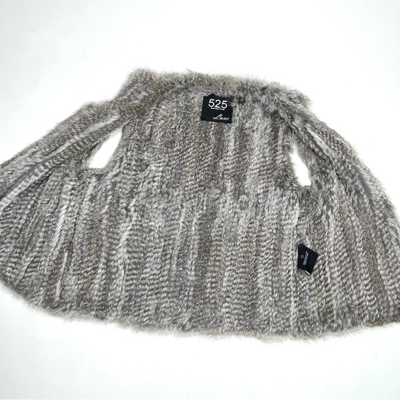 525 America Lux Genuine rabbit fur vest - Picture 6 of 11